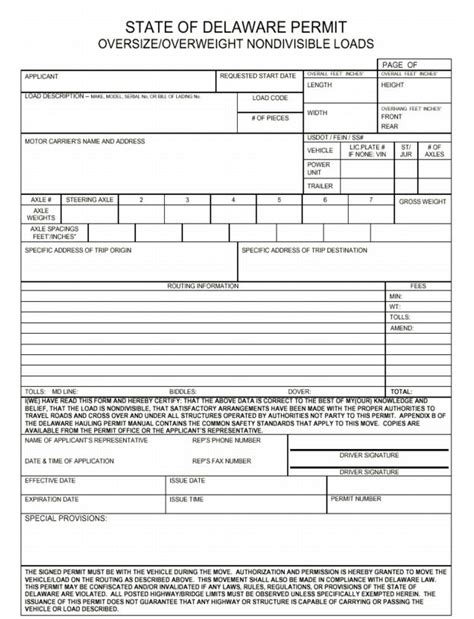 maryland overweight hauling permit.